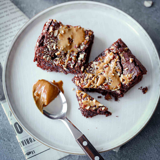 Brownies mit Salzkaramell