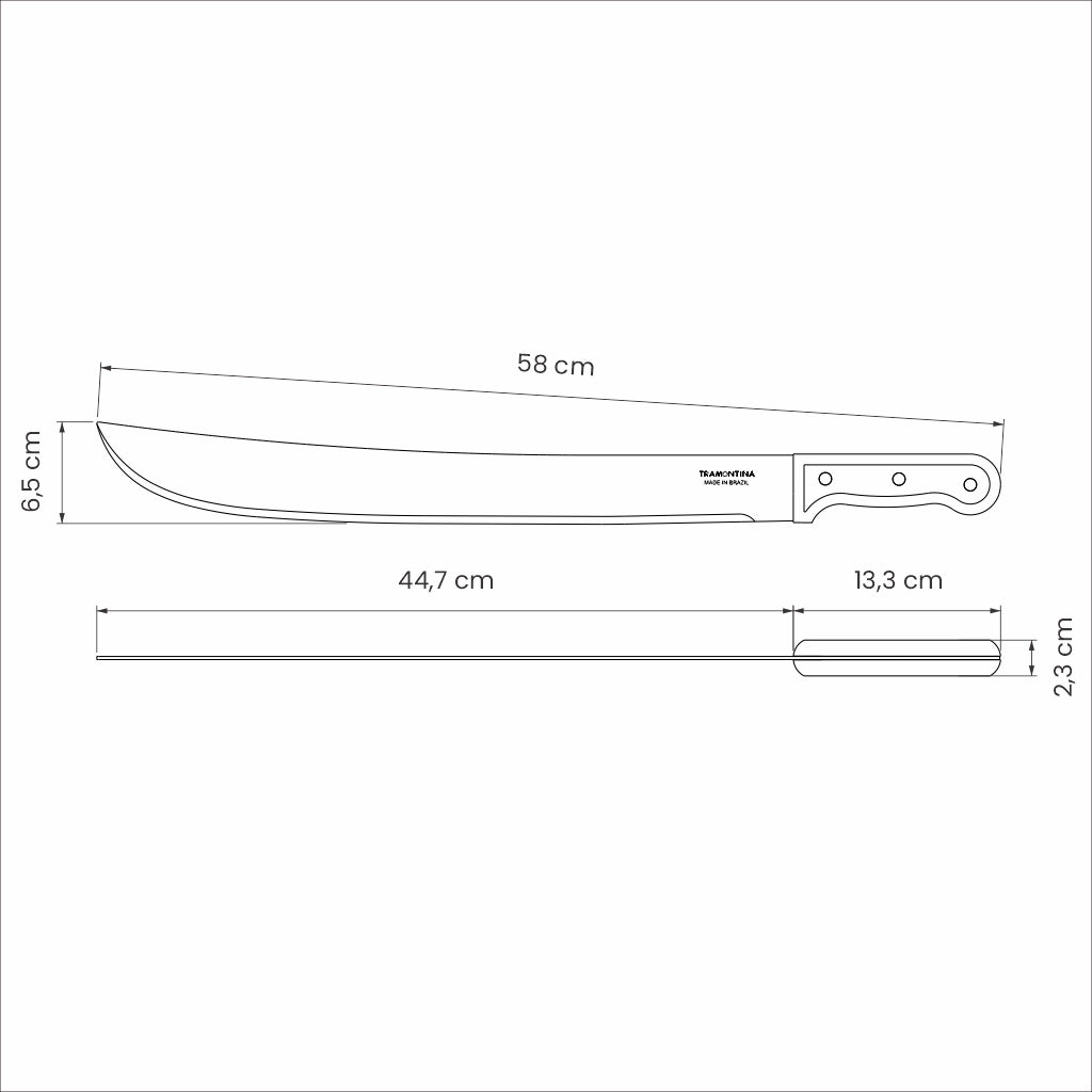 Machete Holzgriff