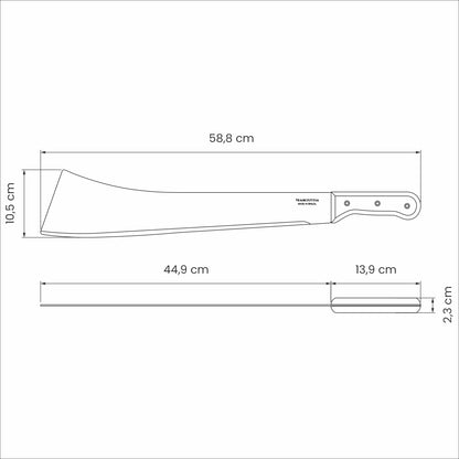 Machete Holzgriff 45 cm