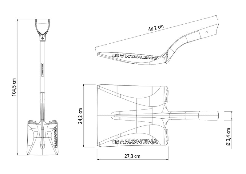 Schaufel 105 cm