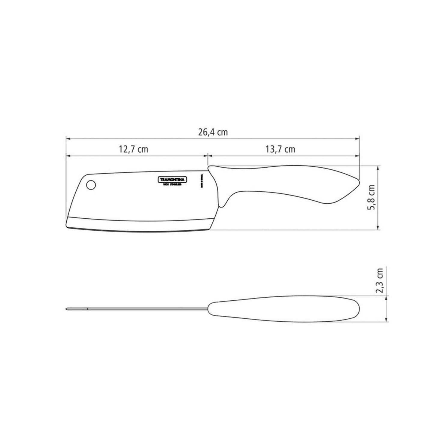 AFFILATA Hackmesser - 13 cm