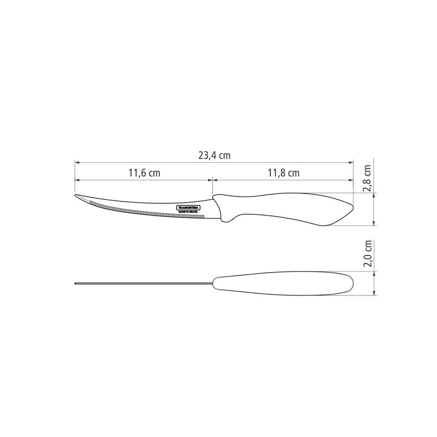 AFFILATA Tomatenmesser 12 cm