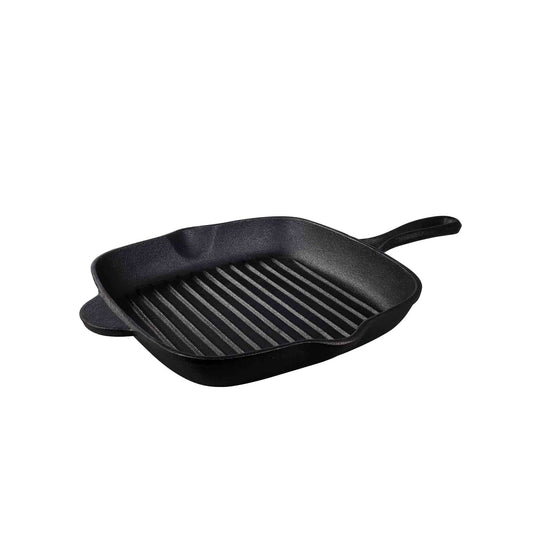 BLACK Gusseisen Grillpfanne