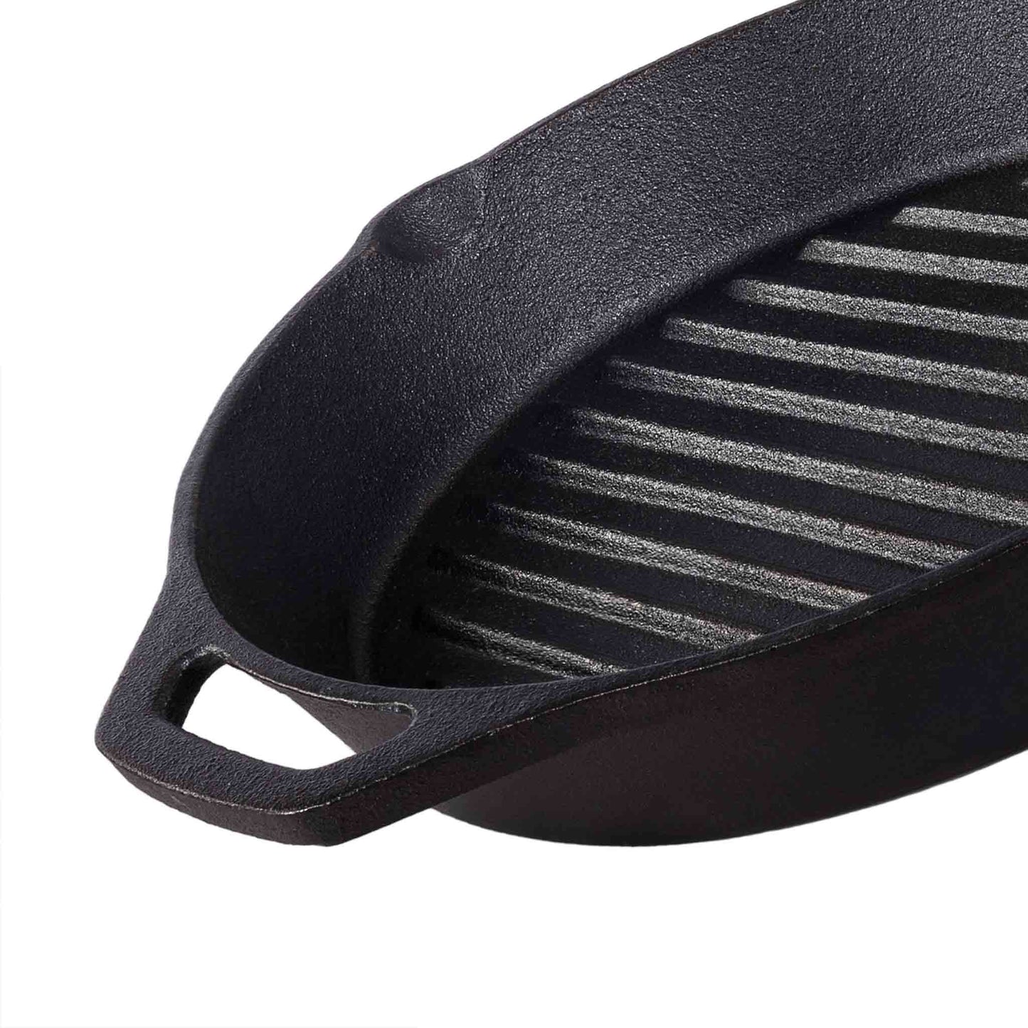 BLACK Gusseisen Grillpfanne