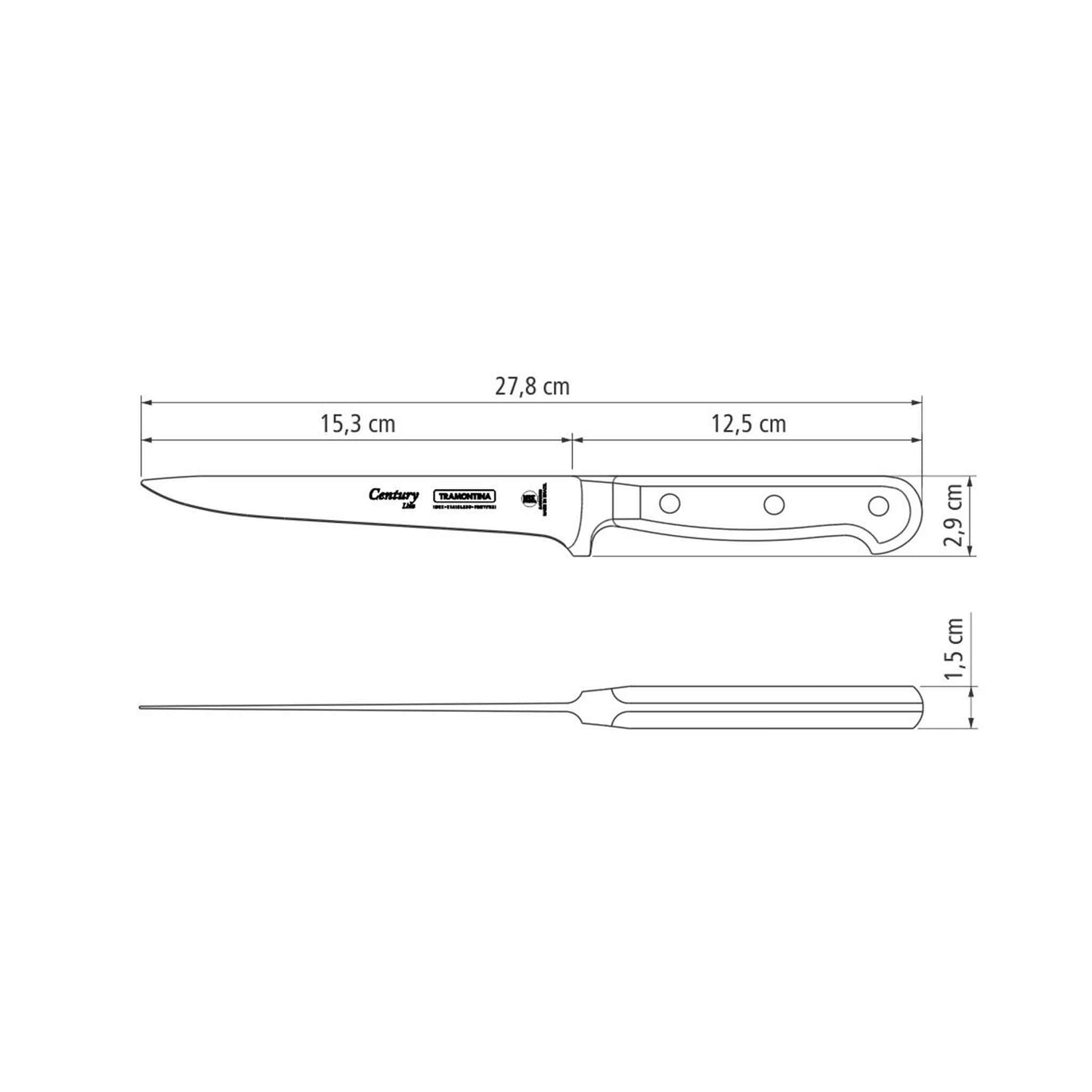 CENTURY Ausbeinmesser 15 cm