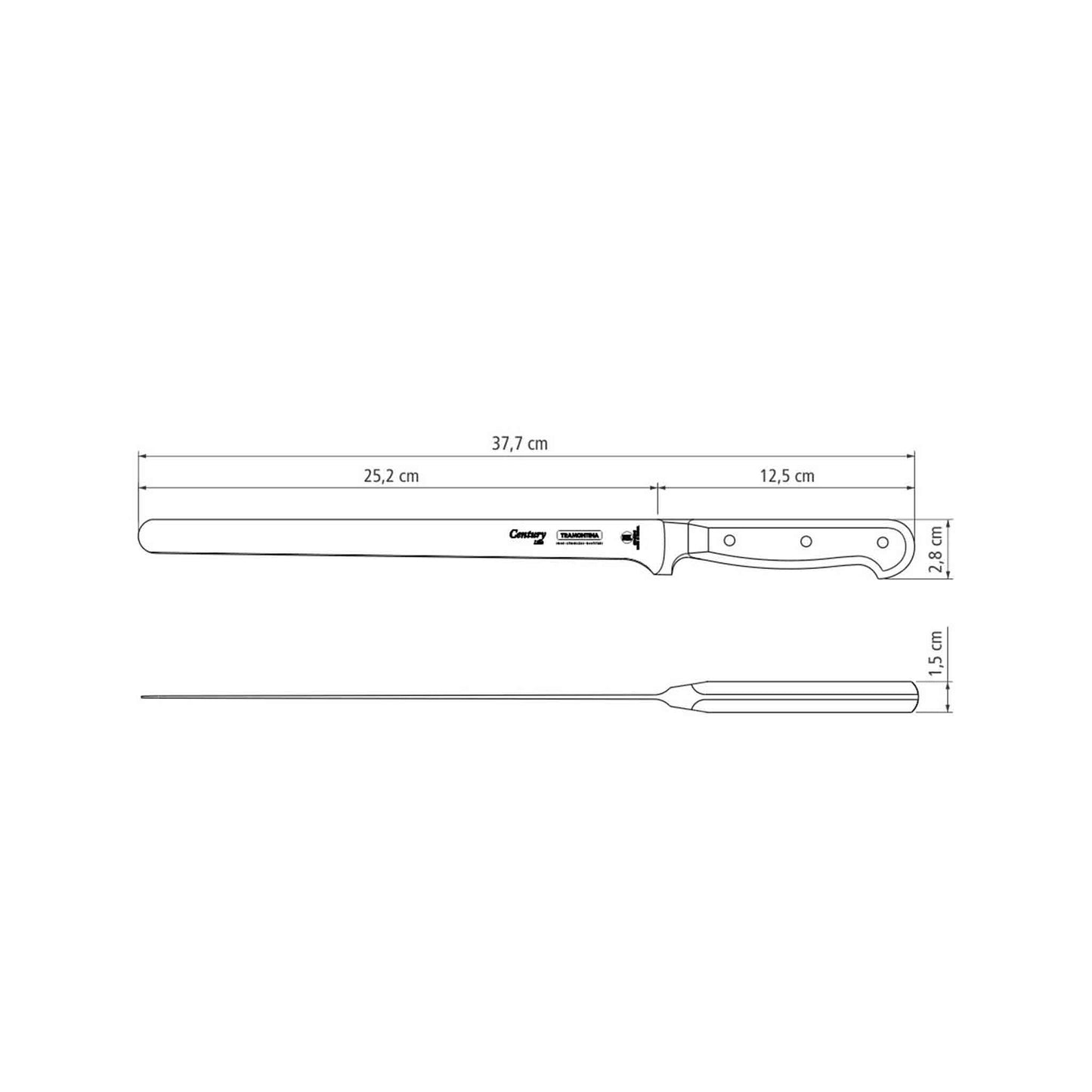 CENTURY Schinkenmesser 25 cm