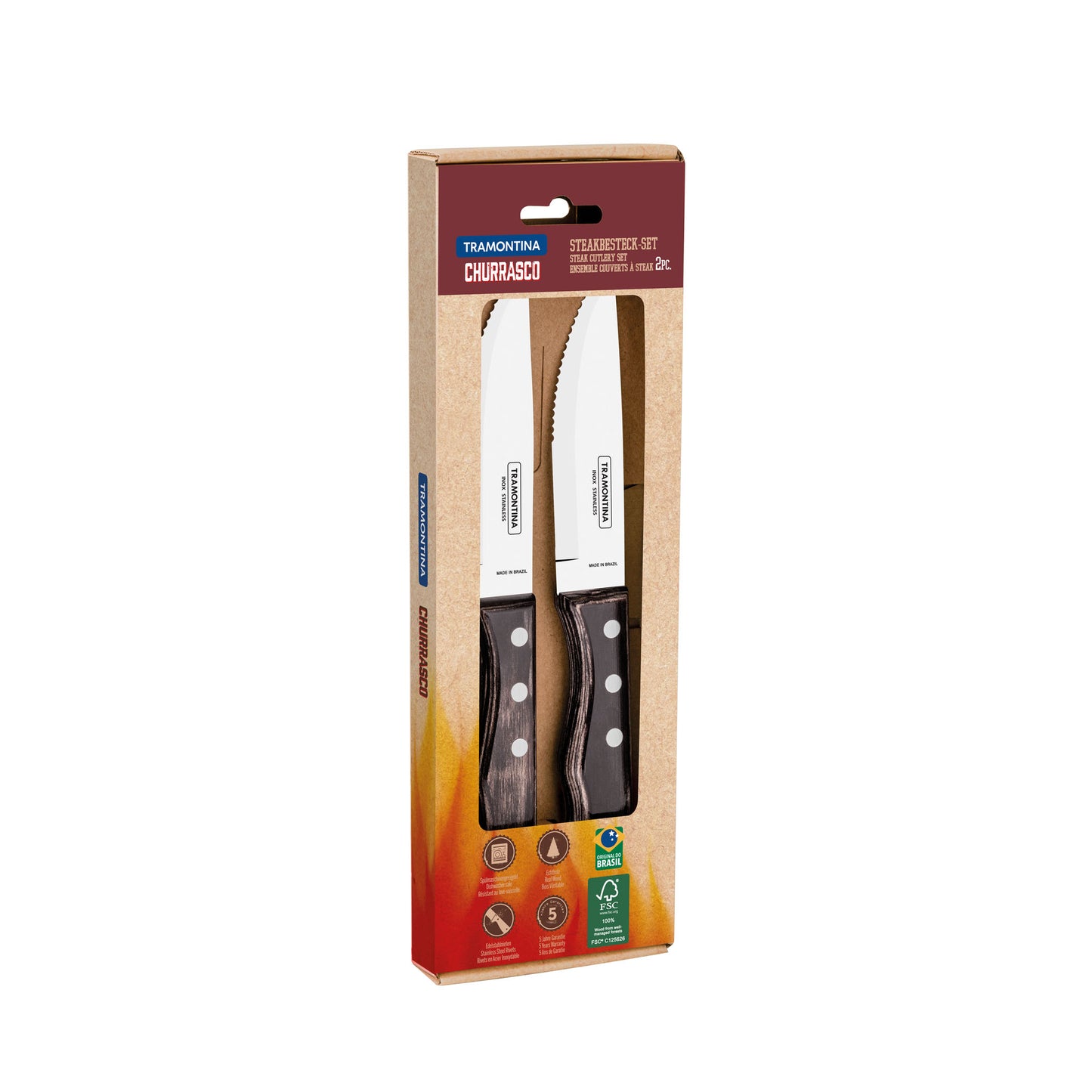 JUMBO Steakmesser-Set 2-teilig