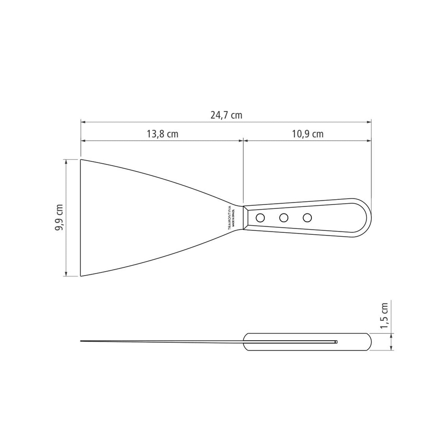 LANDHAUS Grillspachtel 25 cm