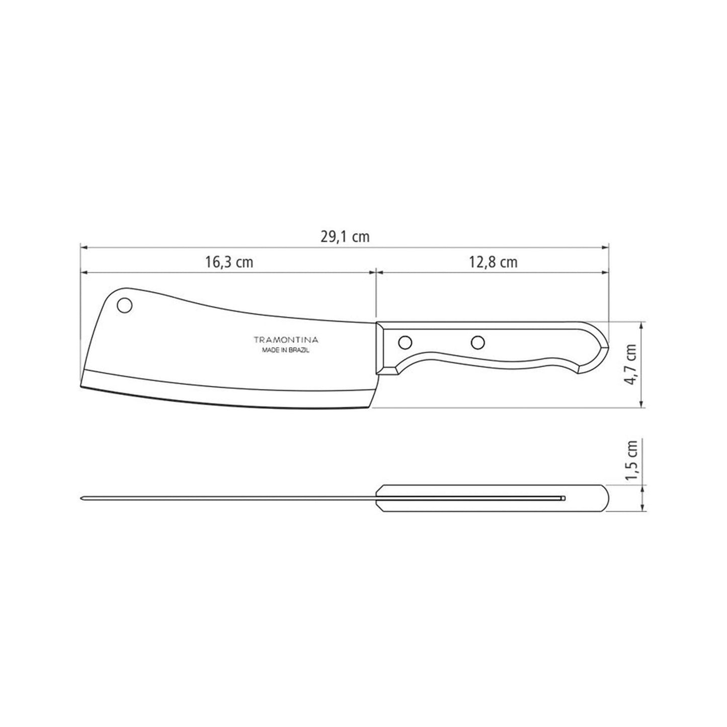 DYNAMIC Hackmesser - 16 cm