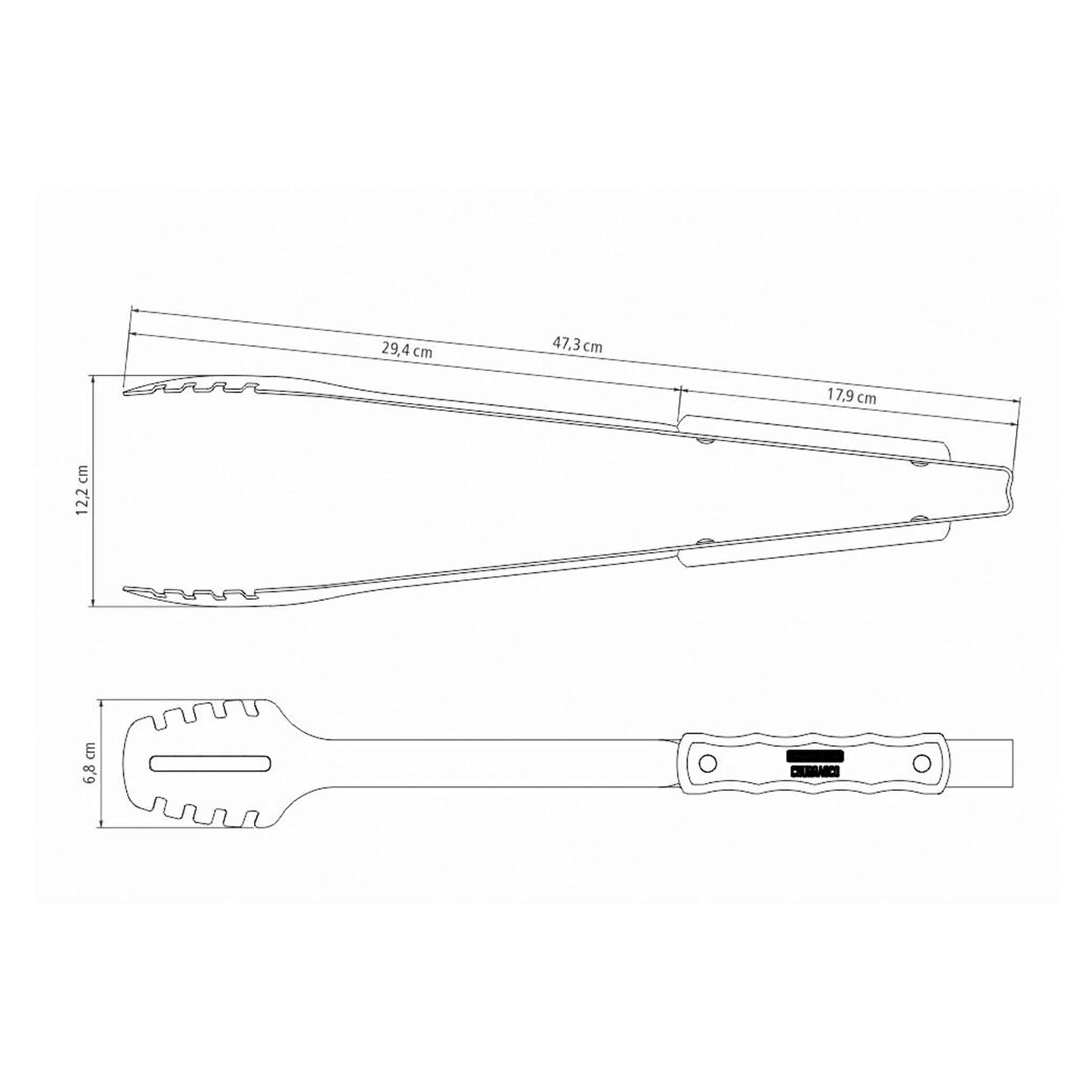 EXTREME Fleischzange 47 cm