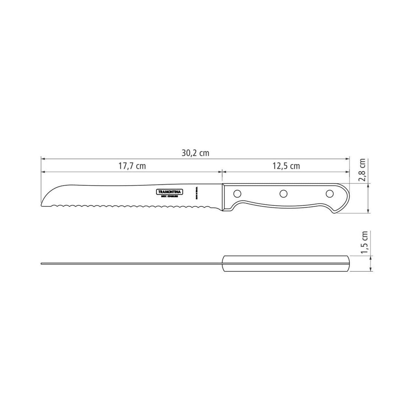 LANDHAUS Brotmesser 18 cm