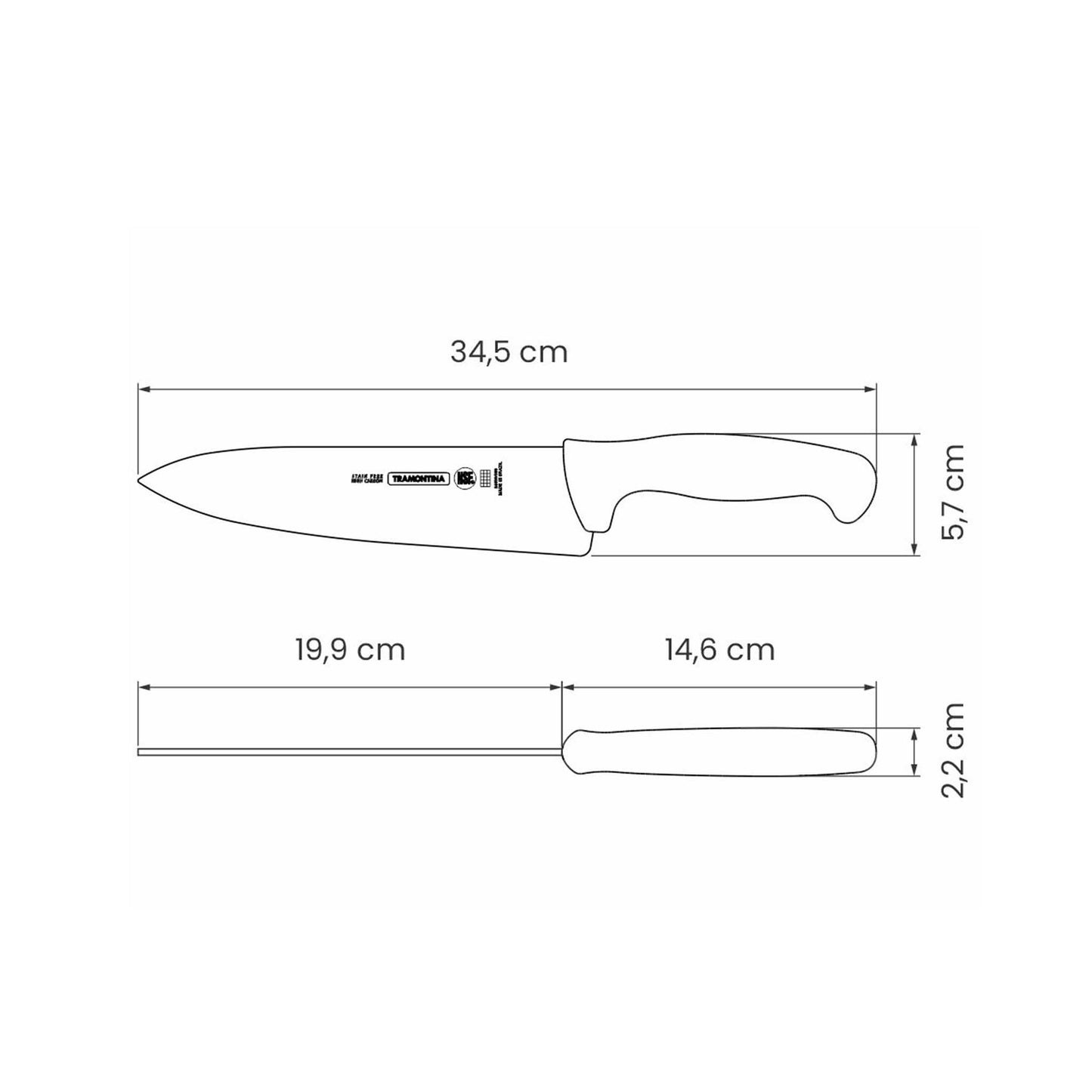 PROFISSIONAL Kochmesser 20 cm